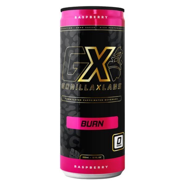 Gorilla X Labs Burn Raspberry 355ml