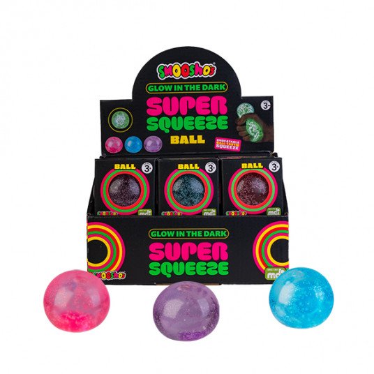 Smoosho's Super Squeeze Glow in the Dark Ball