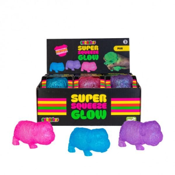 Smoosho's Super Squeeze Glow-in-the-dark Pug