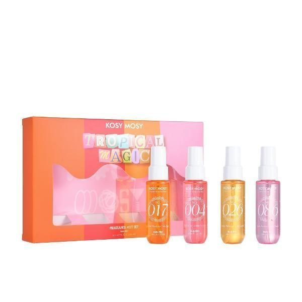 4Pk 40Ml Body Mist Tropical Magic (No 017,004,026 & 086) - Smells like Sol De Janeiro
