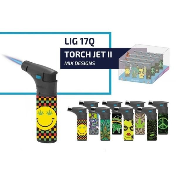 Zengaz Torch Jet Lighter - Mixed Designs Q
