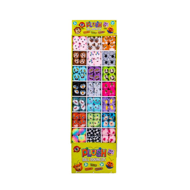 Plush Bouncing Ball Floor Display Stand (144PC)
