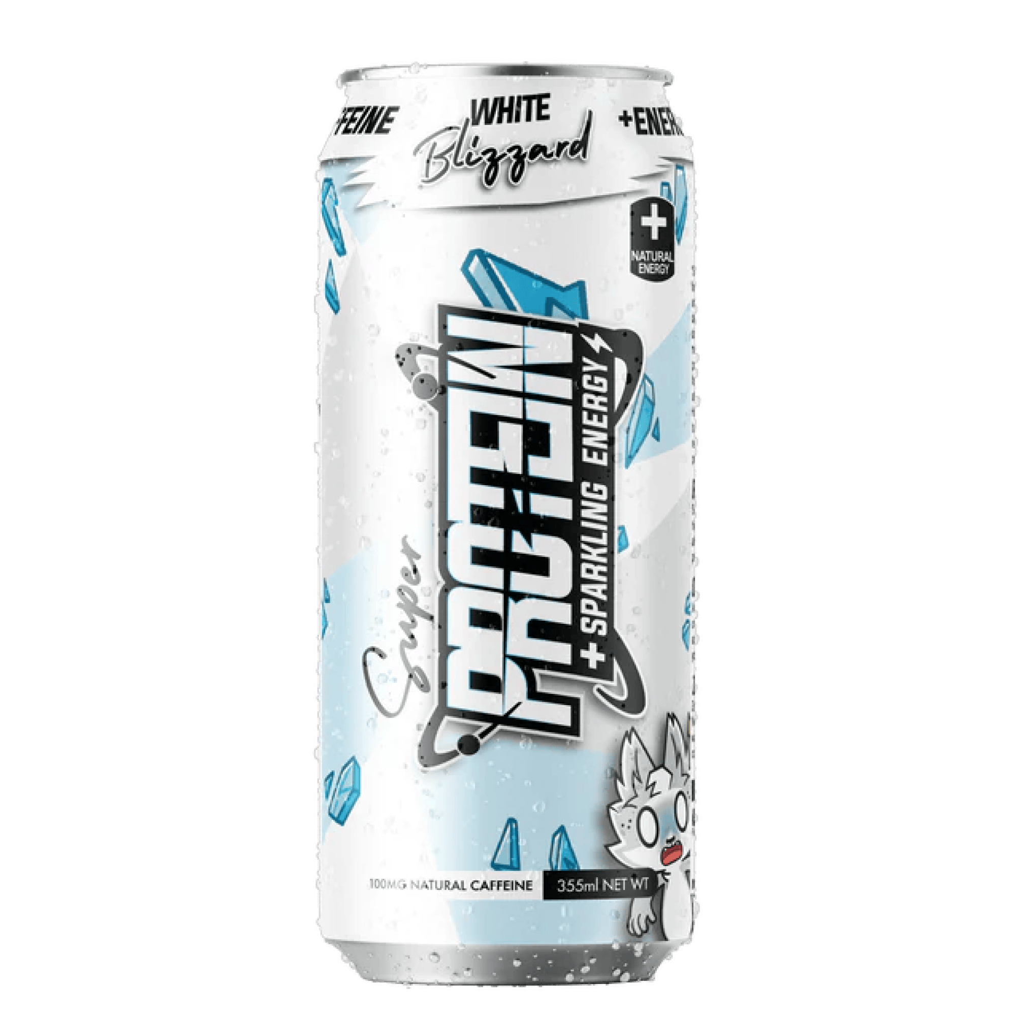 Nexus Sparkling Protein Energy Water White Blizzard 355ml