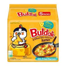 Samyang Buldak 5PK Hot Chicken Flavour Cheese Ramen 140g