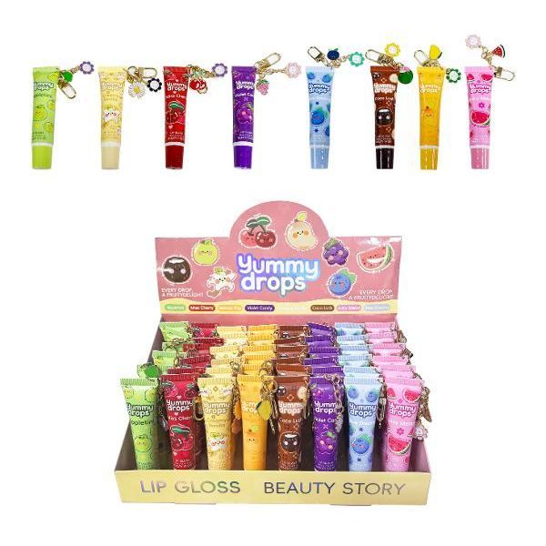 Yummy Drops Lip Gloss with Keychain