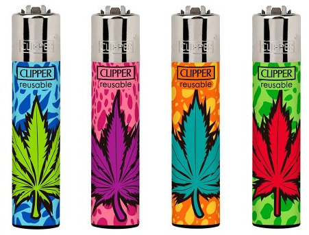 Clipper Lighter Tray Coloured Leaves