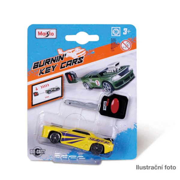 Maisto Burnin Key Cars Assorted
