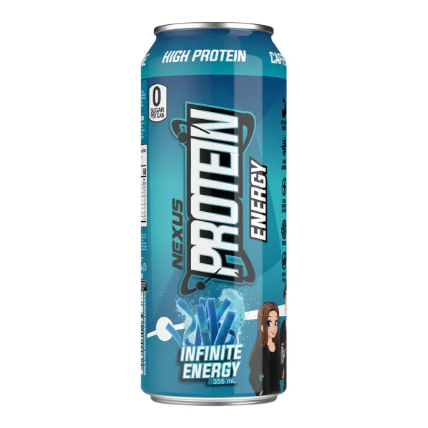 Nexus Pre-Workout RTD Blue Sour Straps 355ml