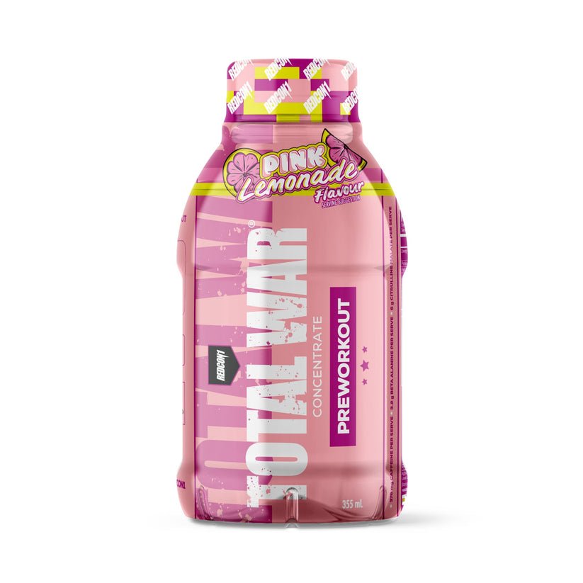 TOTAL WAR Pre-Workout RTD Pink Lemonade 355ml