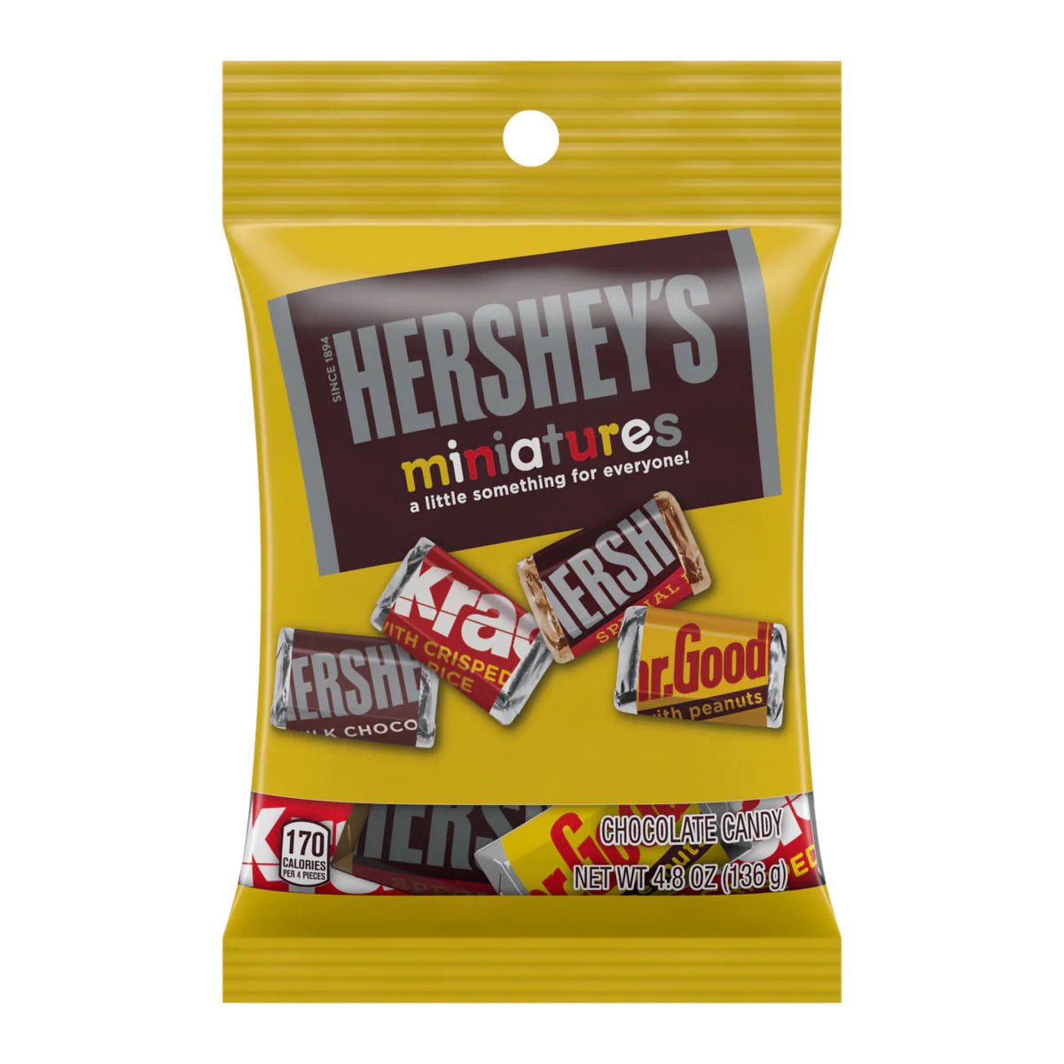 Hershey's Miniatures Assortment Peg Bag 136g