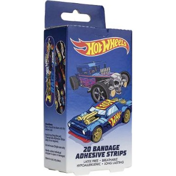 Hot Wheels Bandages 20 Pack