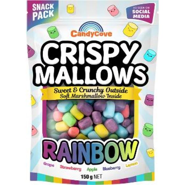 CandyCove Crispy Mallows Rainbow 150g