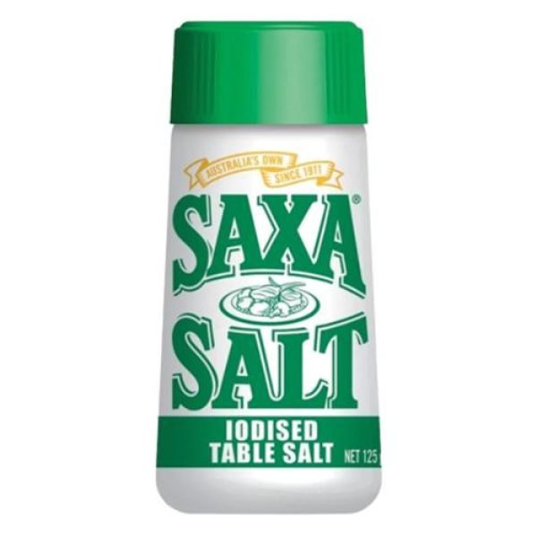Saxa Iodised Table Salt 125g
