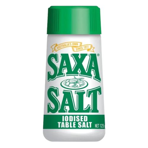 Saxa Iodised Table Salt 125g
