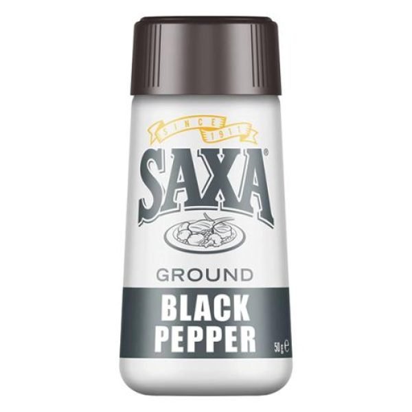 Saxa Black Pepper 50g