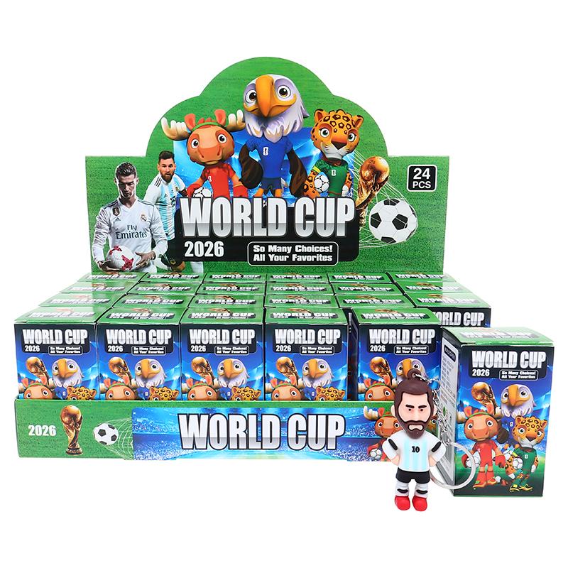 Football Stars Keychain Blind Box 12 Assorted Characters