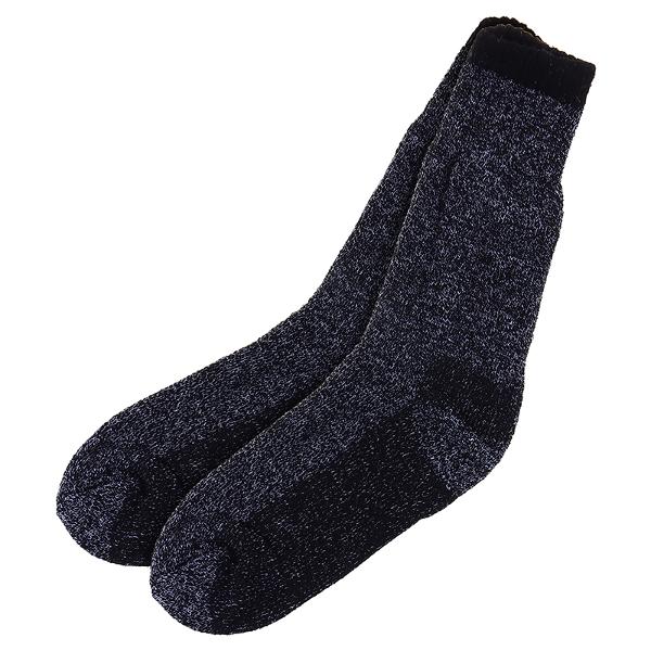 Socks Mens Heat Control Thermal Crew Cut Black - Image 3