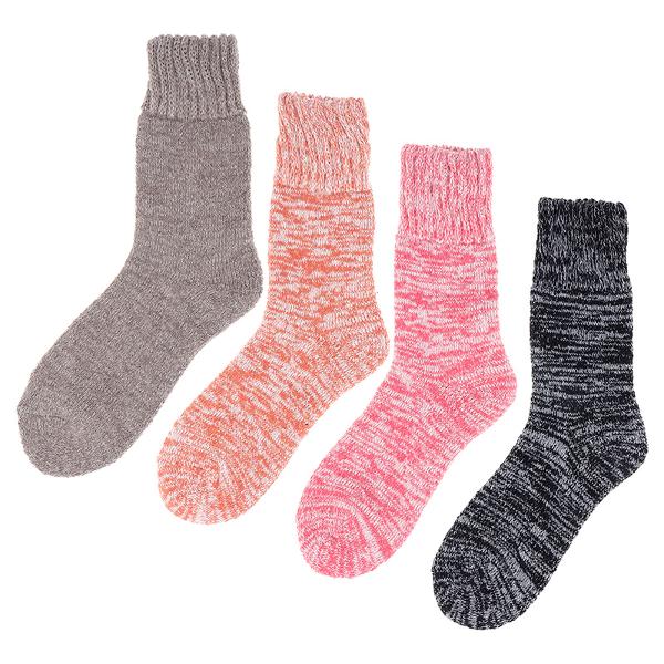 Socks Adults Heat Control Wool Blend Classic Heather 4 Assorted - Image 2
