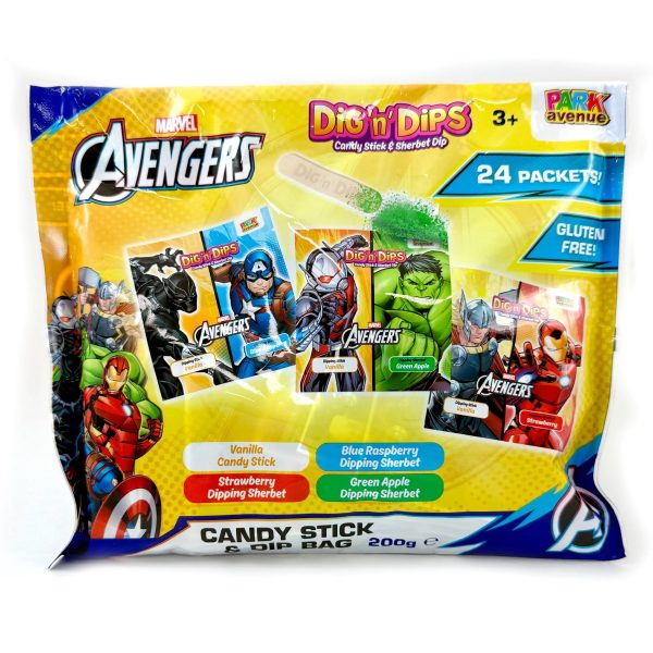 Avengers 24PK Dig n Dips 200g