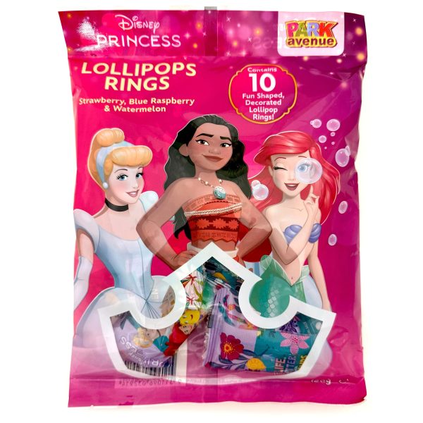 Princess 10PK Lollipop Rings 100g