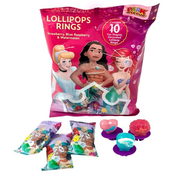 Princess 10PK Lollipop Rings 100g