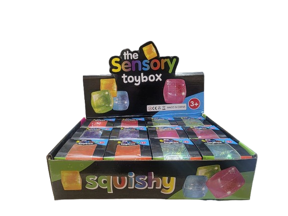 Squish Glitter Cube - Image 2