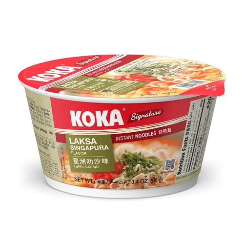 Koka Noodles Laksa Singapura Bowl 90g