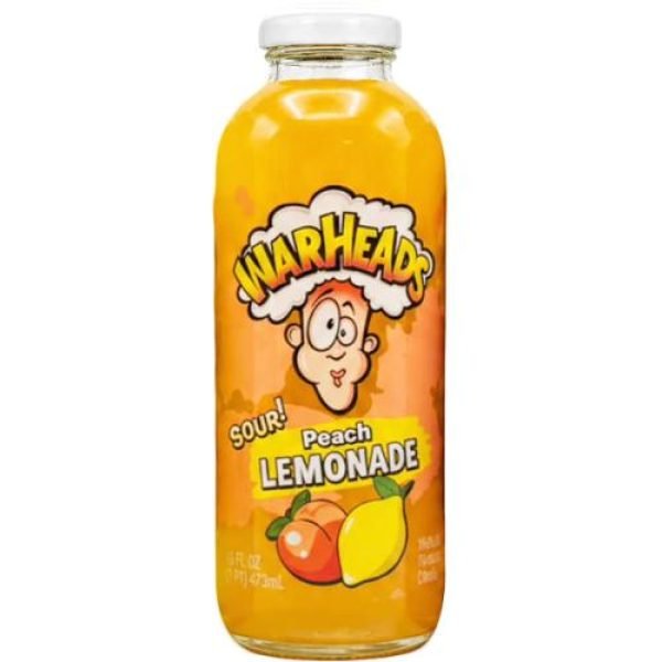 Warheads Sour Peach Lemonade 473ml