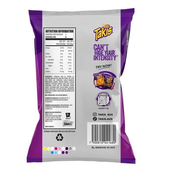 Takis Fuego Chips 68g