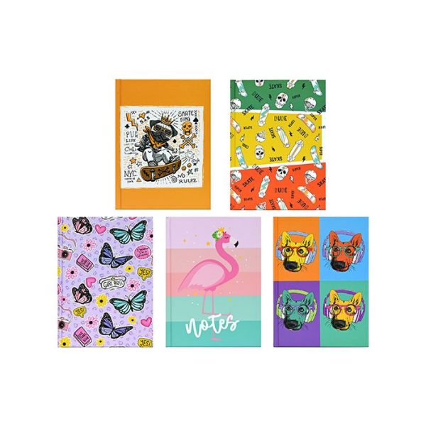 Assorted A5 Hard Cover Notebook