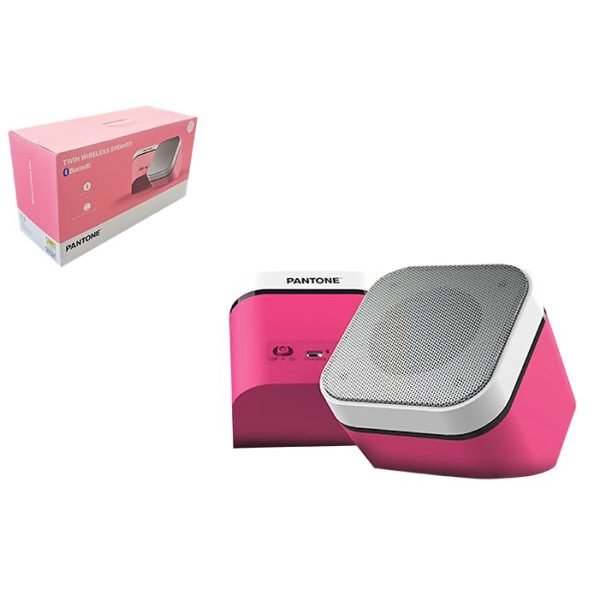 Pantone Twin Wireless Speaker - Pink