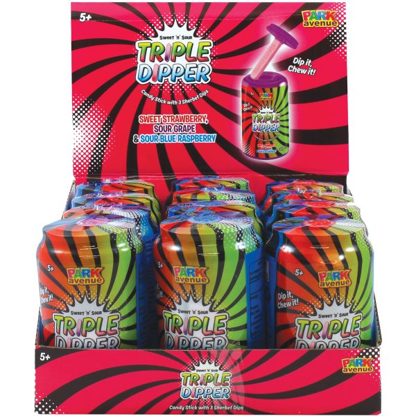 Sweet N Sour Tripple Dipper Candy Stick 35g