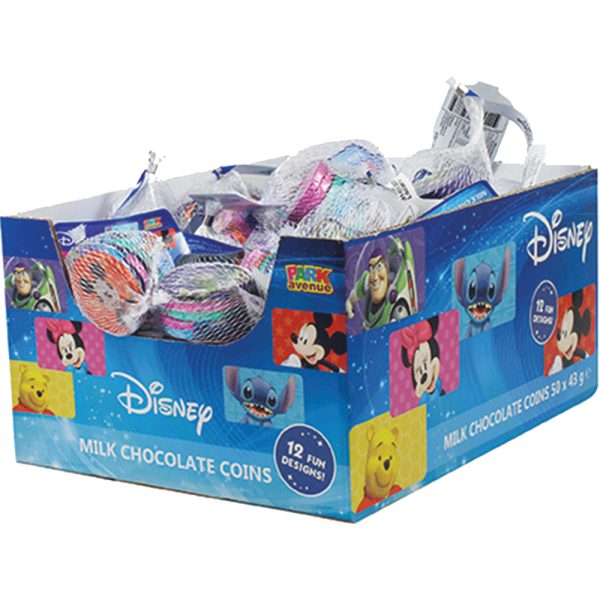 Disney Milk Chocolate Coins 43g