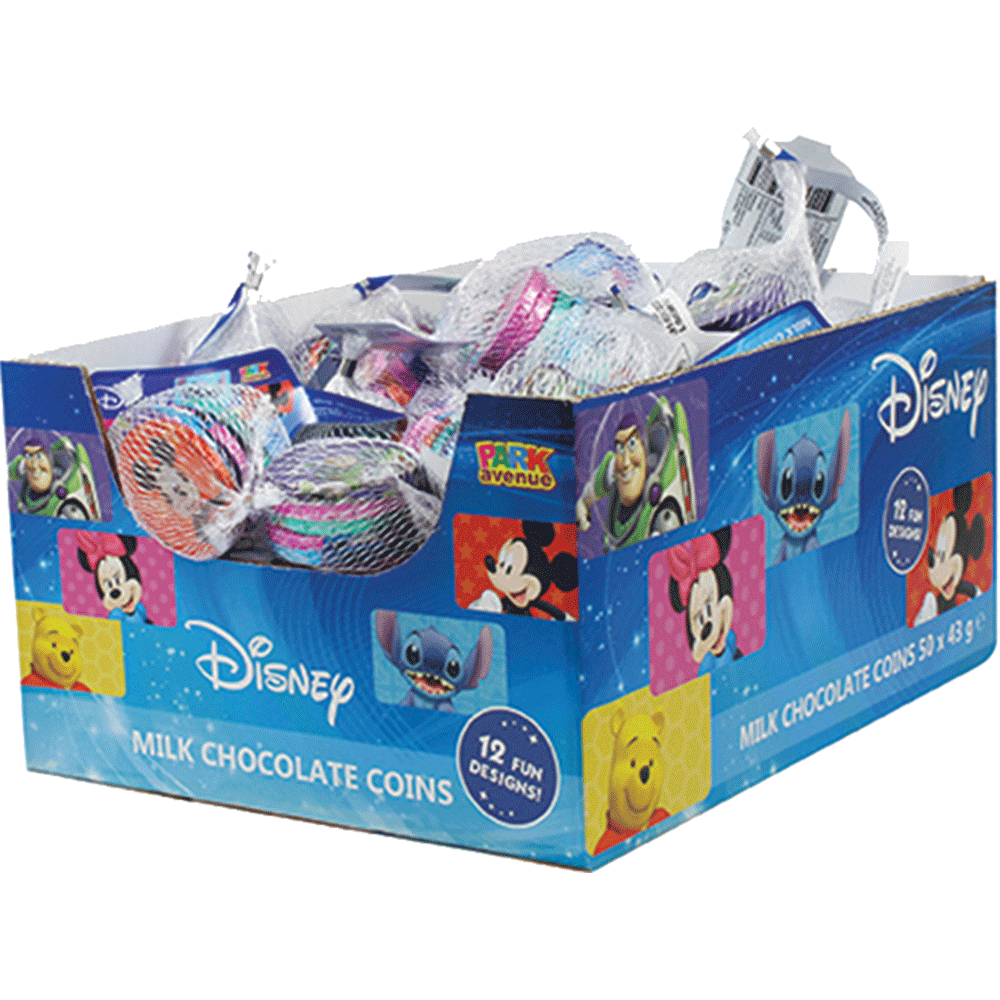 Disney Milk Chocolate Coins 43g