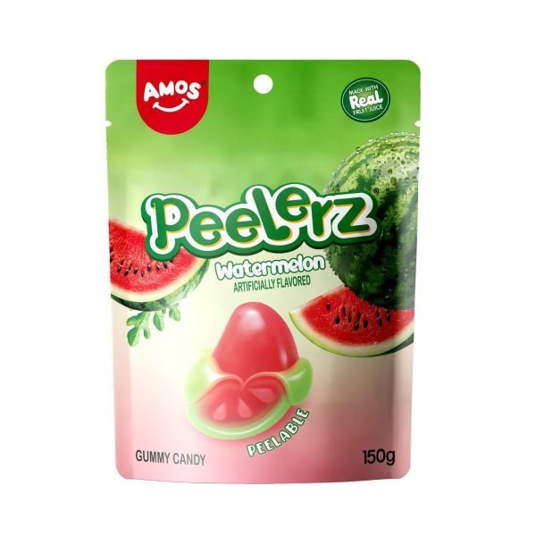 Amos Peelerz Gummy Watermelon Candy 150g