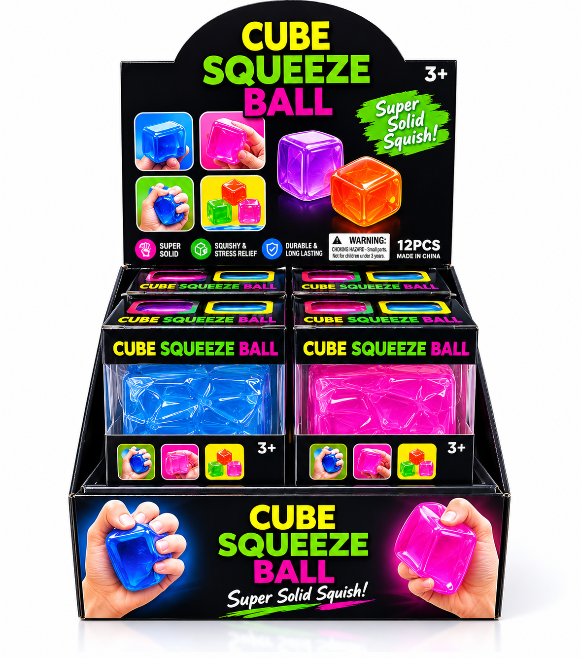 Colourful Squeeze Cube Candy Fidget Toy