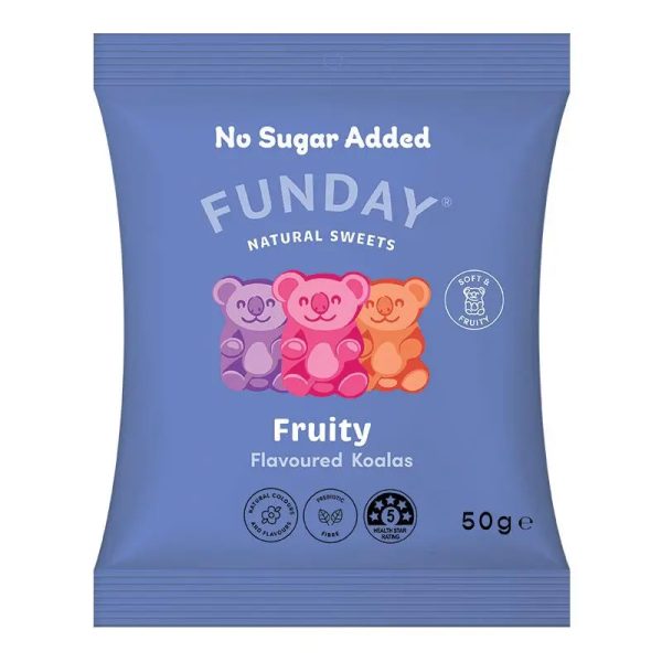Funday Fruity Vegan Gummy Koalas 50g