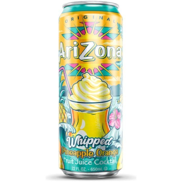 Arizona Tea Can Whipped Pineapple Orange 650ml