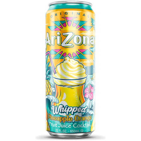 Arizona Tea Can Whipped Pineapple Orange 650ml