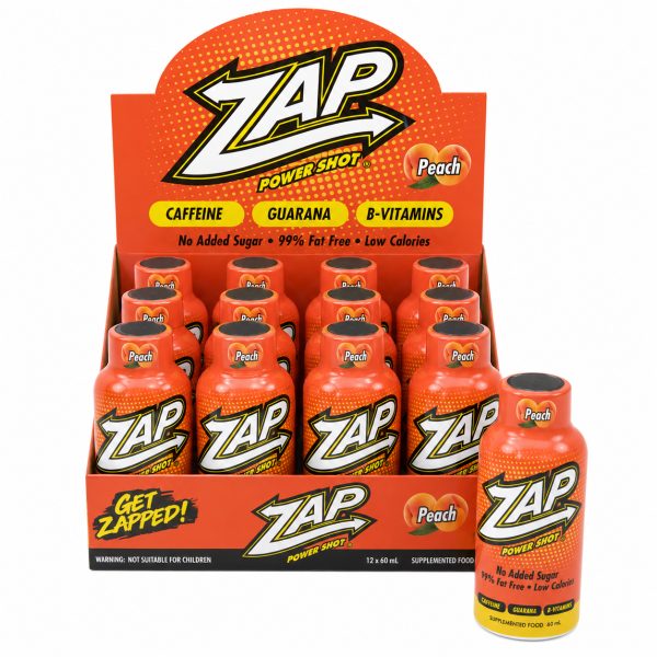 Zap Power Shot - Peach - 60ml