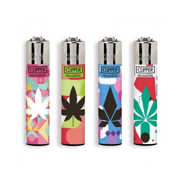 Clipper Lighter Tray Geometric Leaves