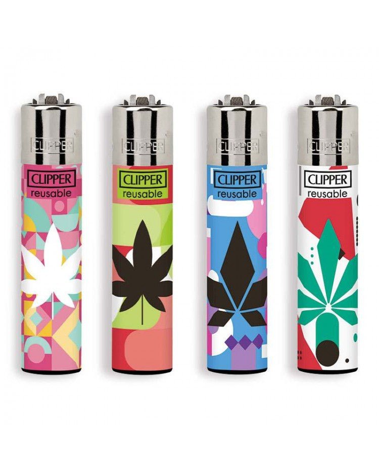 Clipper Lighter Tray Geometric Leaves
