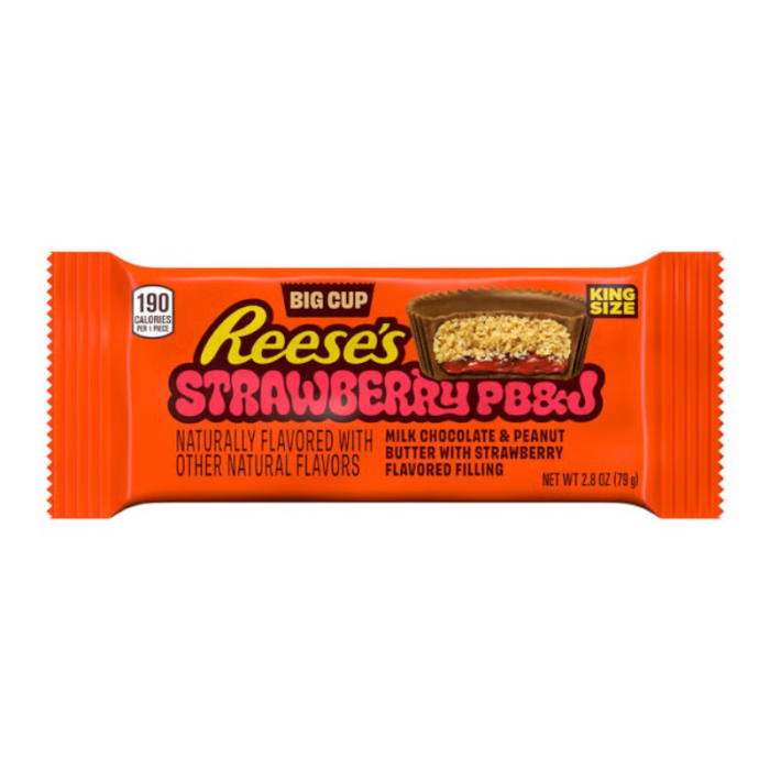 Reese's Big Cup King Size Strawberry PB&J 79g