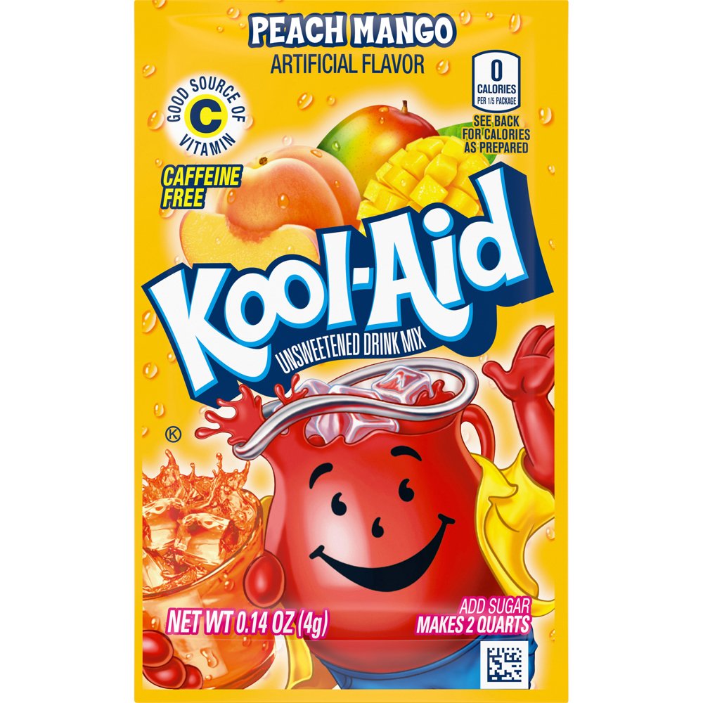 Kraft Kool-Aid Unsweetened Peach Mango 4g