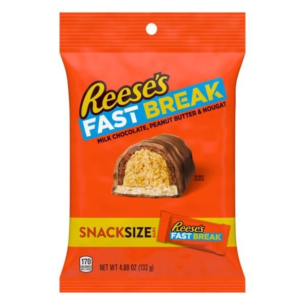 Reese's Fast Break Snack Size Peg Bag 133g