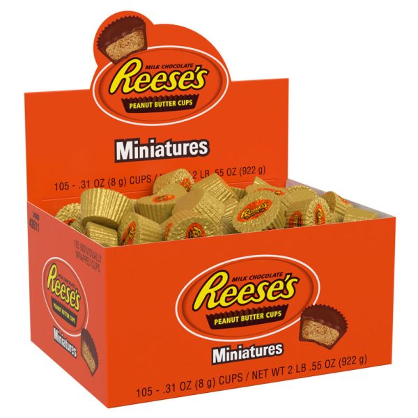 US Reese's Peanut Butter Cup Miniatures Display Box 9g