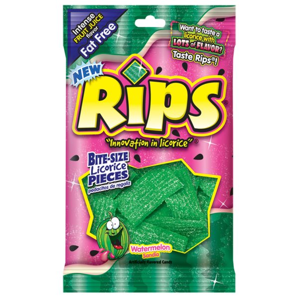 Rips Bite-Size Pieces Peg Bag Watermelon 113g