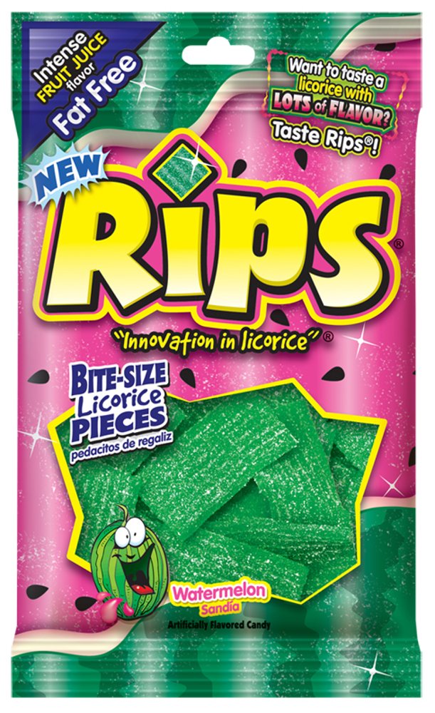 Rips Bite-Size Pieces Peg Bag Watermelon 113g