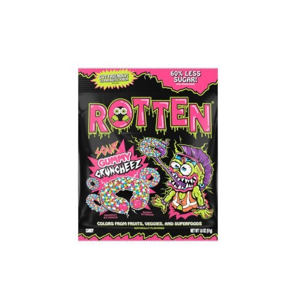 Rotten Sour Gummy Cruncheez, 51g