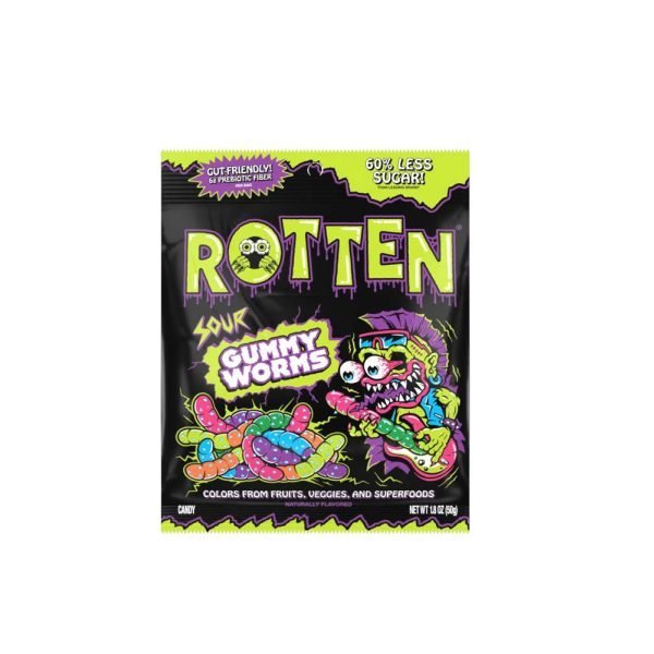 Rotten Sour Gummy Worms 51g
